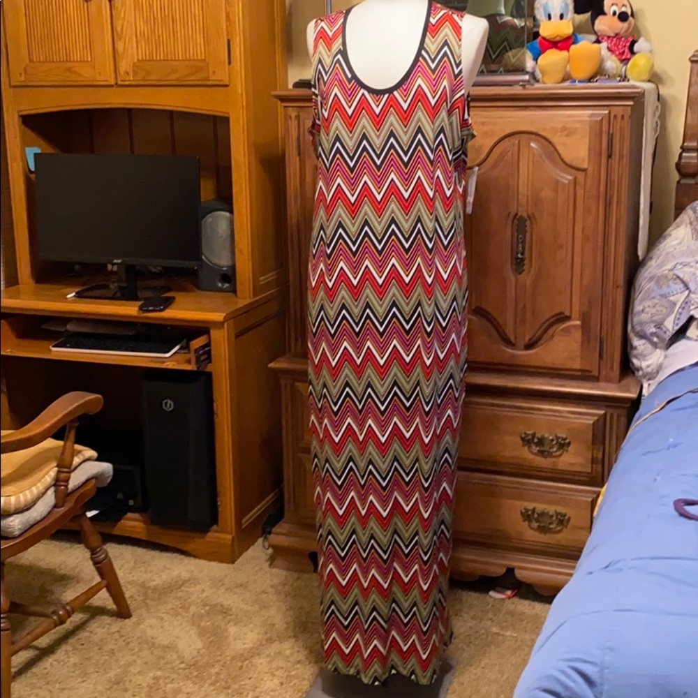 Chevron Print Dress #2